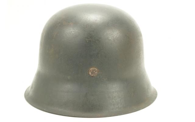 WW2 Tysk M42 Luftwaffe hjelm. Original hjelm, restaureret se beskrivelse. - Classic Militaria Auctions